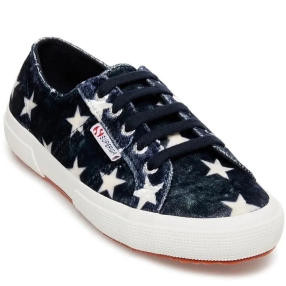 Superga Navy Star Sneakers - Picture 2 of 7